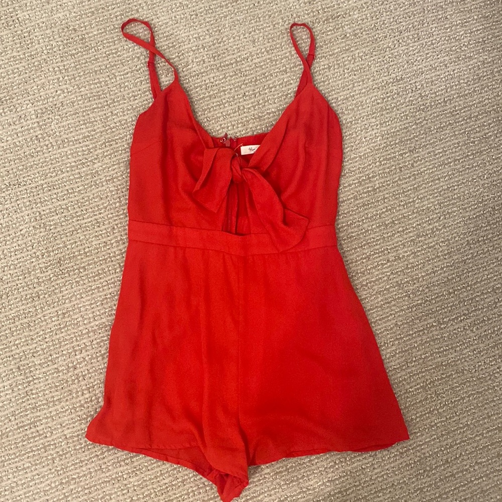 Red romper